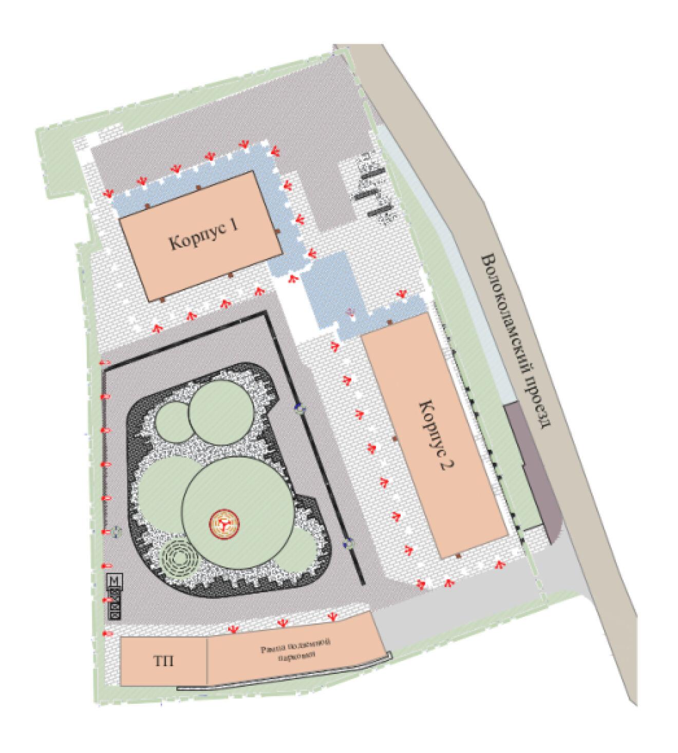 Расположение