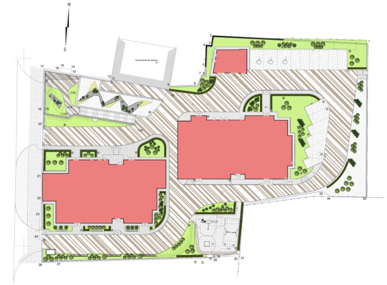 Расположение