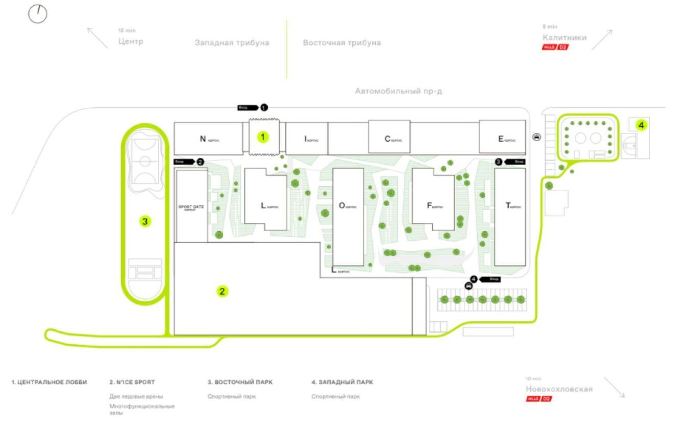 Расположение