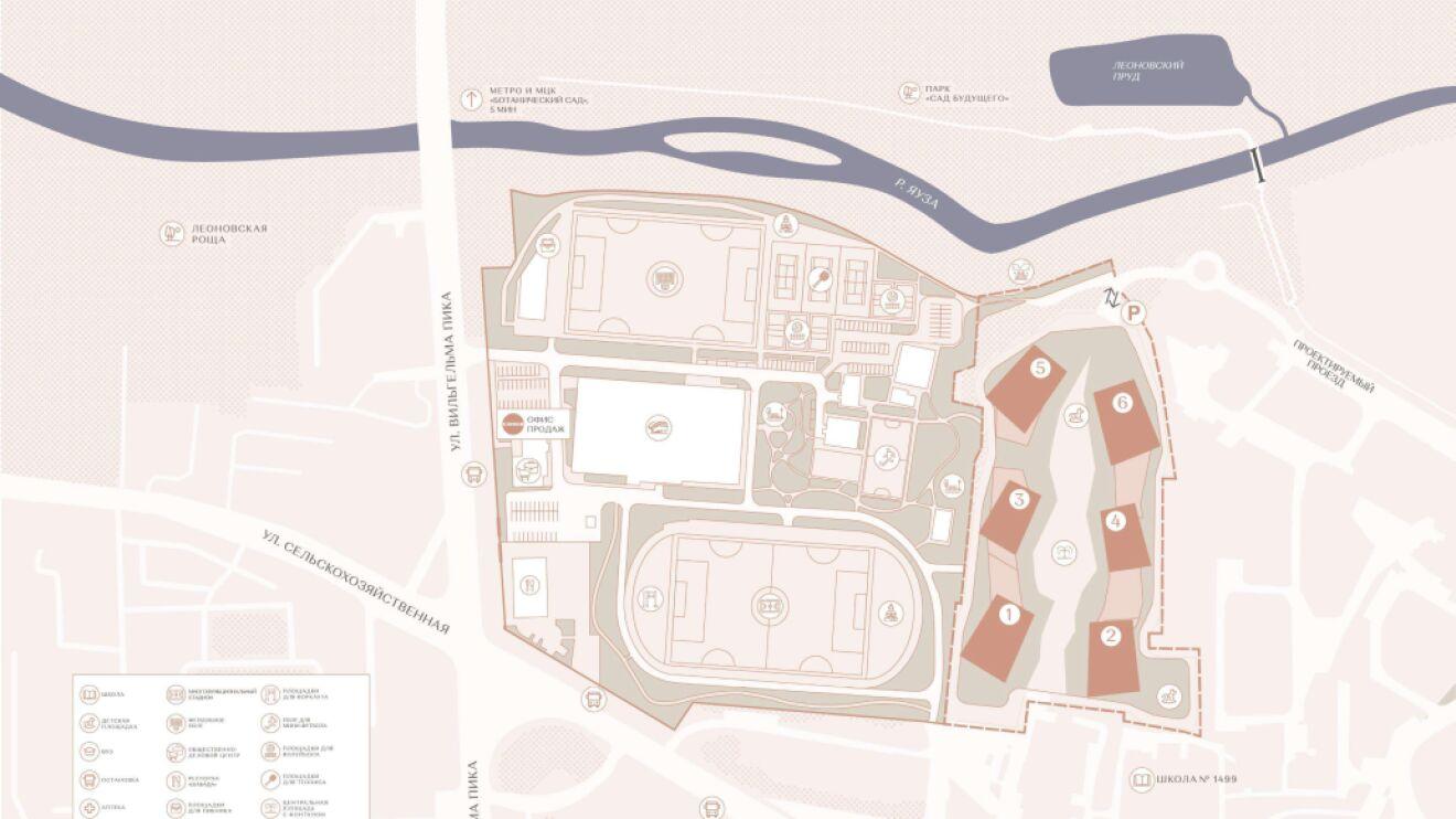 Расположение